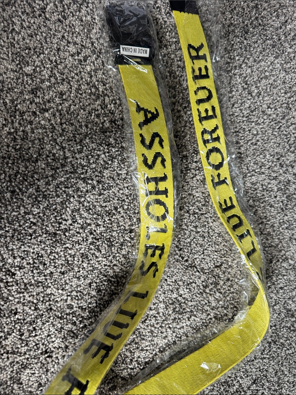 Huge Assholes Live Forever Lot - bag, hats, belt, shoes, shirt - Picture 6 of 8